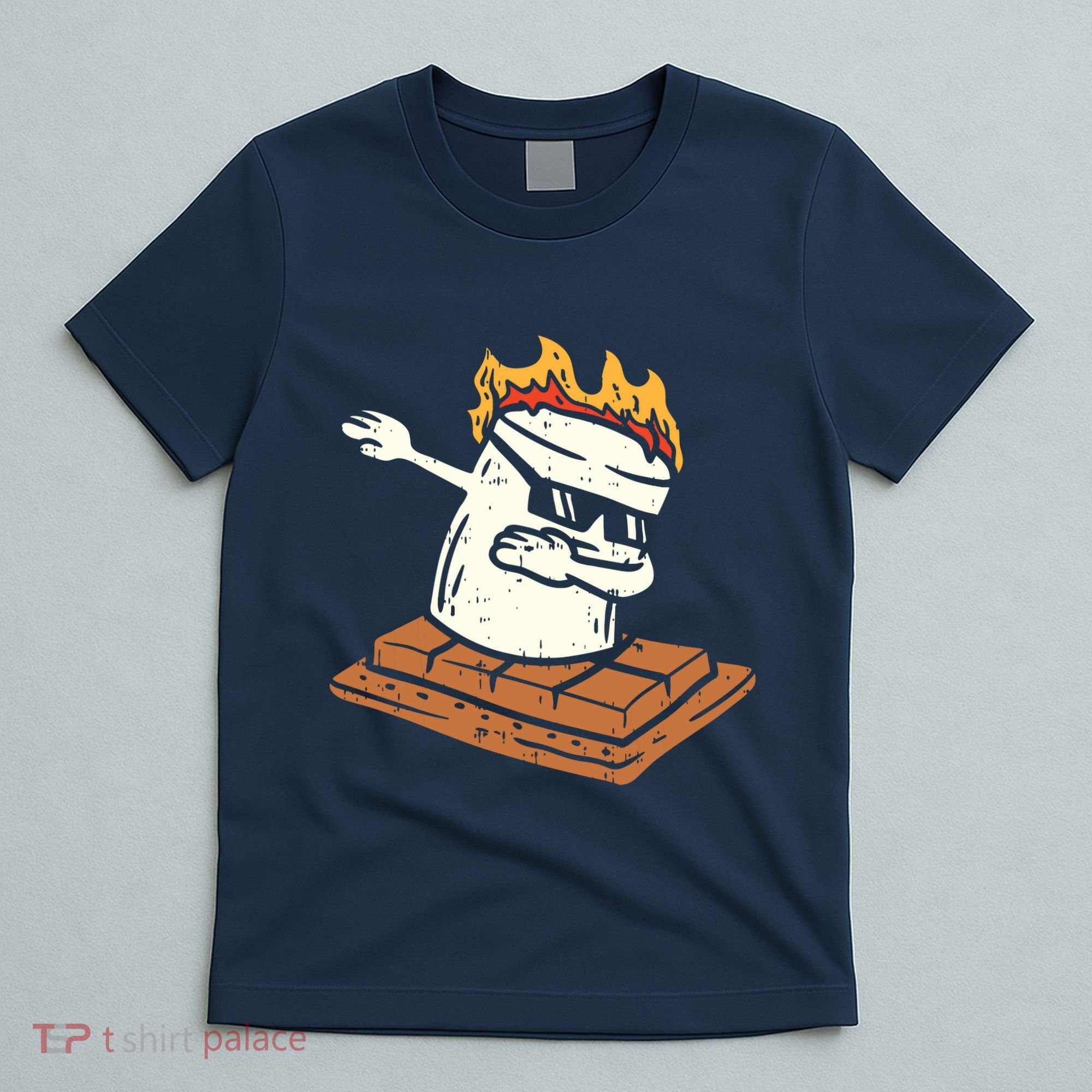 Dabbing Smore Marshmallow Cute Dab Dance Camping Camper Gift T-Shirt