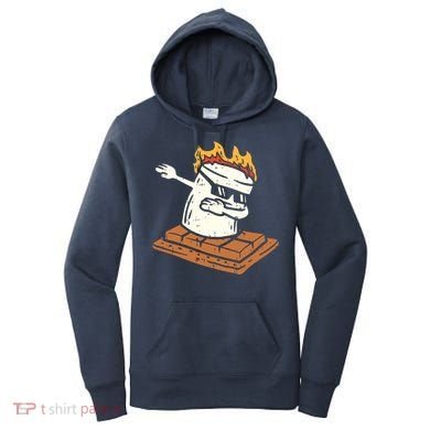 Dabbing Smore Marshmallow Cute Dab Dance Camping Camper Gift Women's Hoodie