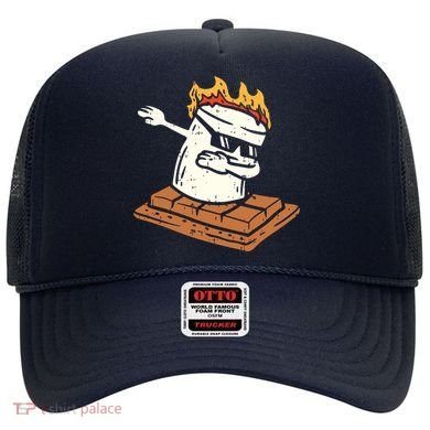 Dabbing Smore Marshmallow Cute Dab Dance Camping Camper Gift Hat