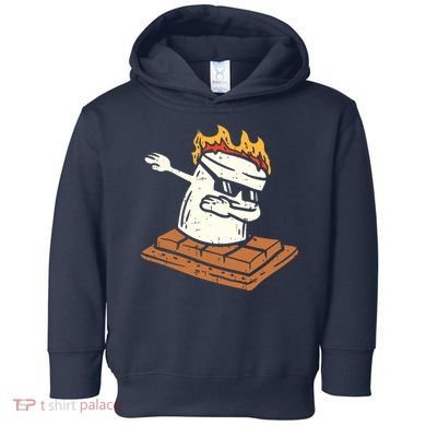 Dabbing Smore Marshmallow Cute Dab Dance Camping Camper Gift Toddler Hoodie