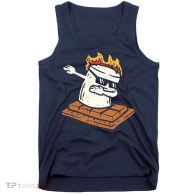 Dabbing Smore Marshmallow Cute Dab Dance Camping Camper Gift Tank Top