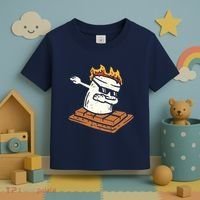 Dabbing Smore Marshmallow Cute Dab Dance Camping Camper Gift Toddler T-Shirt thumb 3