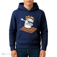 Dabbing Smore Marshmallow Cute Dab Dance Camping Camper Gift Kids Hoodie thumb 4