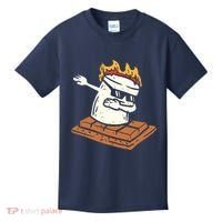 Dabbing Smore Marshmallow Cute Dab Dance Camping Camper Gift Kids T-Shirt thumb 0