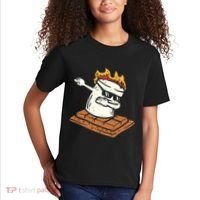 Dabbing Smore Marshmallow Cute Dab Dance Camping Camper Gift Kids T-Shirt thumb 2