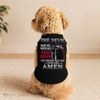 Devil Saw Me With My Head Thought Hed Won Until I Said Amen Doggie Tank thumb 2