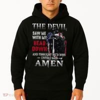 Devil Saw Me With My Head Thought Hed Won Until I Said Amen Hoodie thumb 2