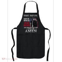 Devil Saw Me With My Head Thought Hed Won Until I Said Amen Apron thumb 0