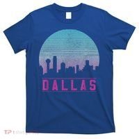 Dallas Skyline Meaningful Gift Vintage Retro Texas Gift Meaningful Gift T-Shirt thumb 0