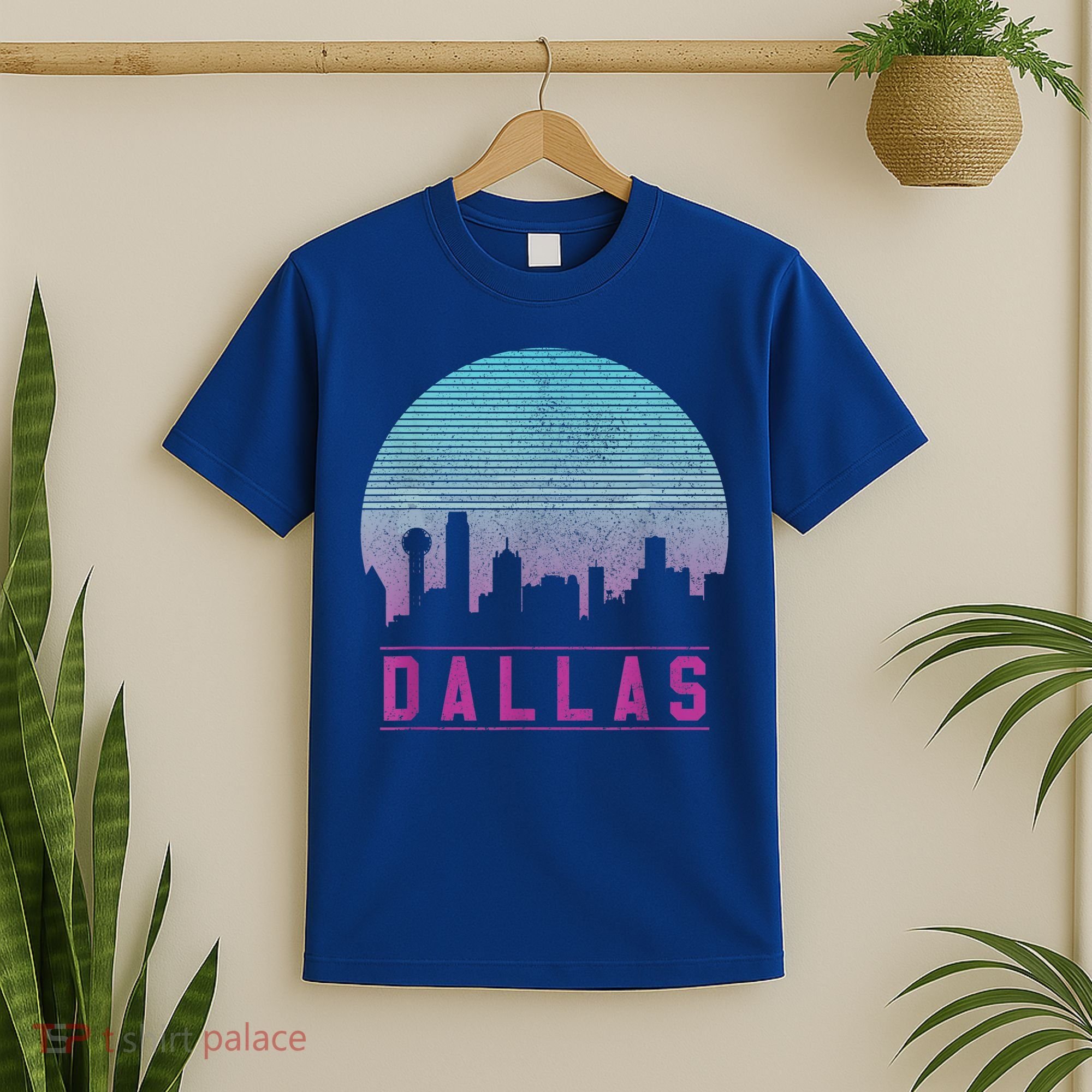 Dallas Skyline Meaningful Gift Vintage Retro Texas Gift Meaningful Gift T-Shirt