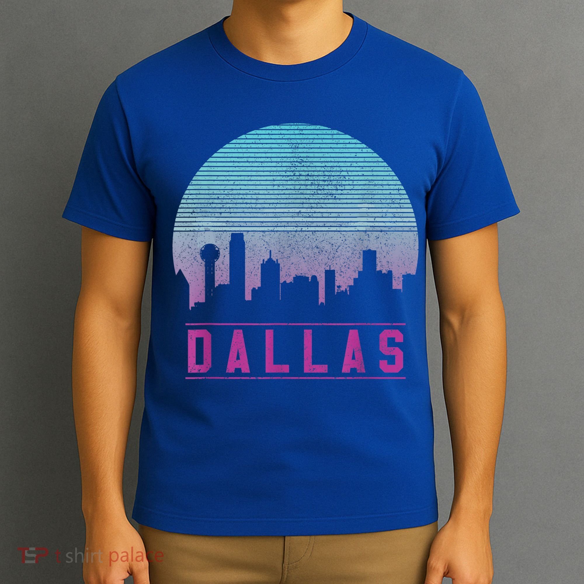 Dallas Skyline Meaningful Gift Vintage Retro Texas Gift Meaningful Gift T-Shirt