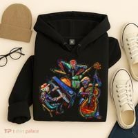 Dancing Skeleton Music Band Hoodie thumb 4