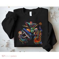 Dancing Skeleton Music Band Sweatshirt thumb 2