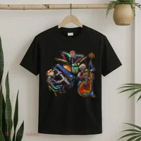 Dancing Skeleton Music Band T-Shirt thumb 2