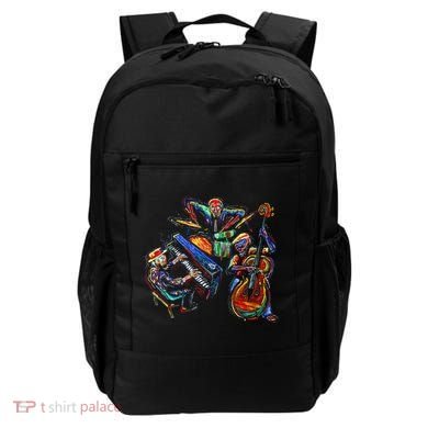 Dancing Skeleton Music Band Backpack