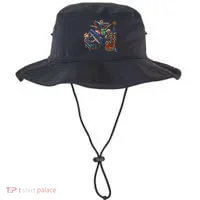 Dancing Skeleton Music Band Bucket Hat thumb 0