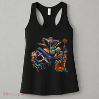 Dancing Skeleton Music Band Women's Tank Top thumb 3