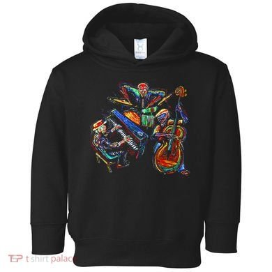 Dancing Skeleton Music Band Toddler Hoodie