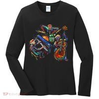 Dancing Skeleton Music Band Women's Long Sleeve Shirt thumb 0