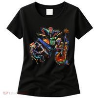 Dancing Skeleton Music Band Women's T-Shirt thumb 0