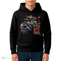Dancing Skeleton Music Band Kids Hoodie thumb 4