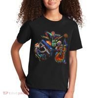 Dancing Skeleton Music Band Kids T-Shirt thumb 2