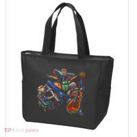 Dancing Skeleton Music Band Tote Bag thumb 3