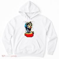 David Statue Michelangelo Motivational Renaissance Art Hoodie thumb 0