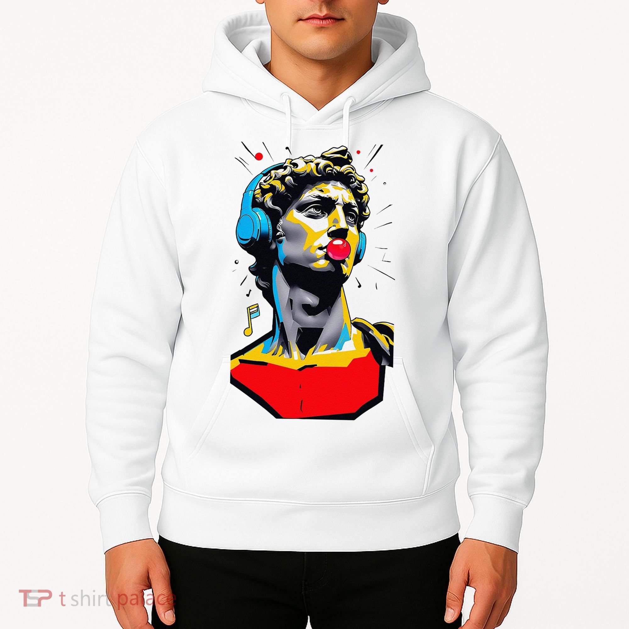 David Statue Michelangelo Motivational Renaissance Art Hoodie