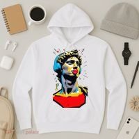 David Statue Michelangelo Motivational Renaissance Art Hoodie thumb 3