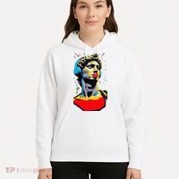 David Statue Michelangelo Motivational Renaissance Art Hoodie thumb 5