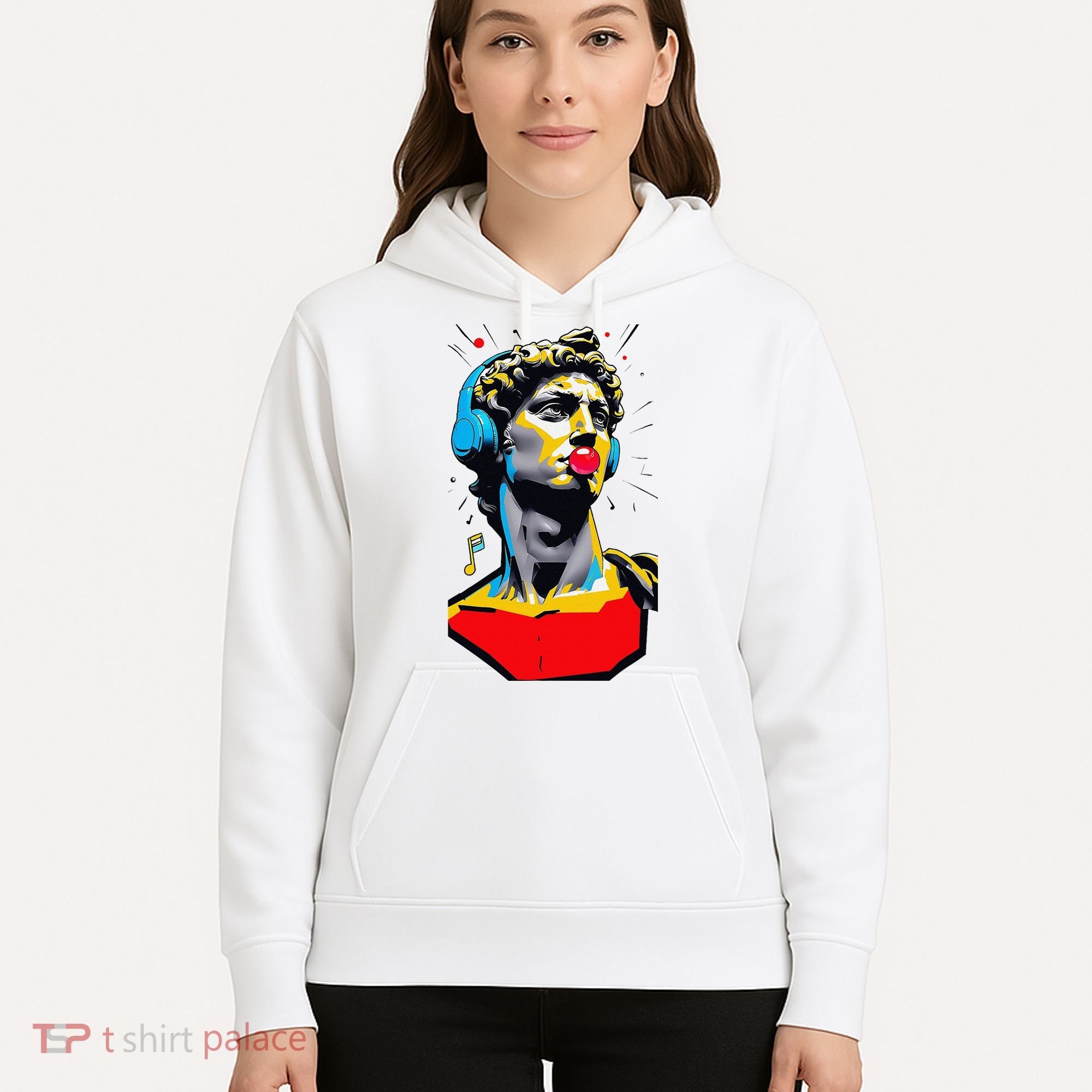 David Statue Michelangelo Motivational Renaissance Art Hoodie