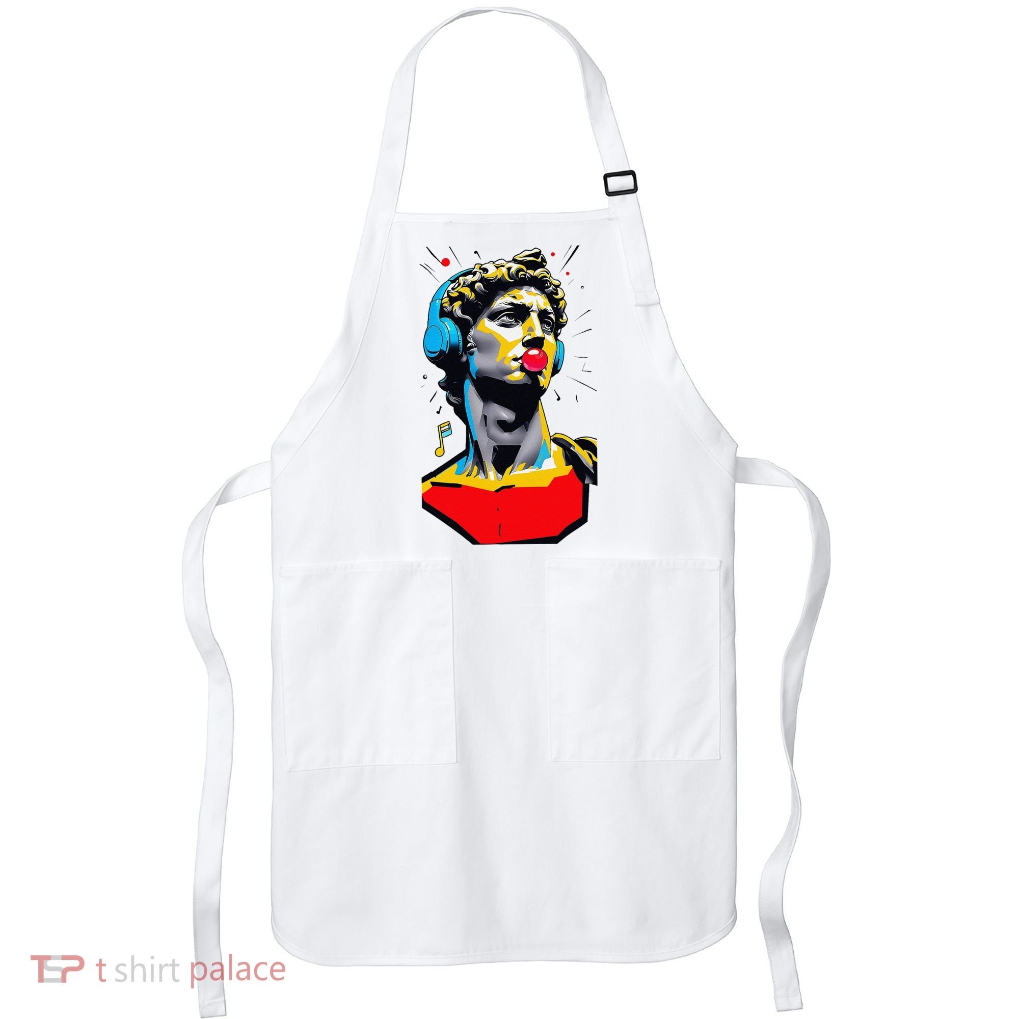David Statue Michelangelo Motivational Renaissance Art Apron