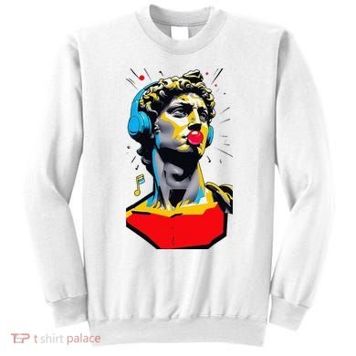 David Statue Michelangelo Motivational Renaissance Art Sweatshirt
