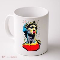 David Statue Michelangelo Motivational Renaissance Art Coffee Mug thumb 0