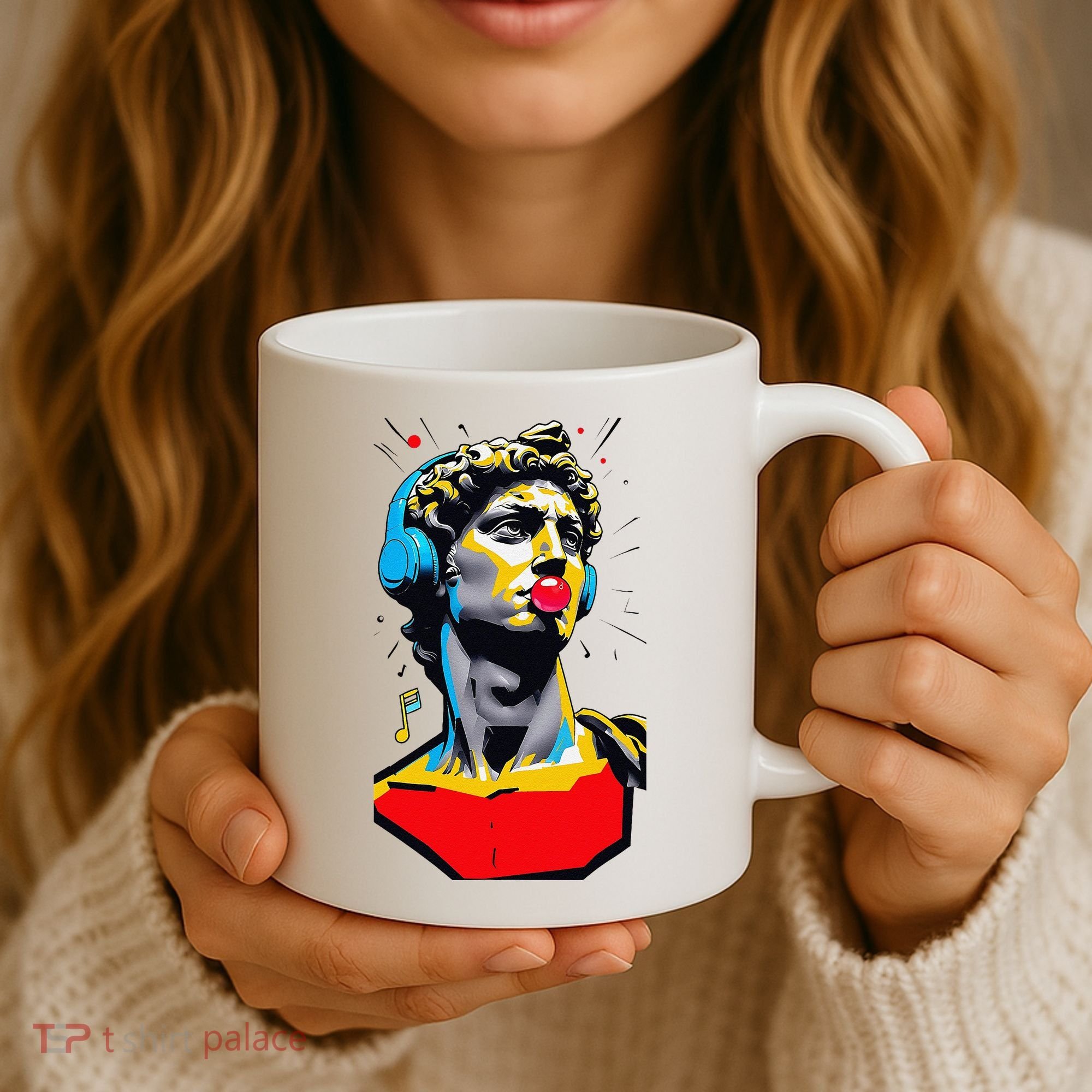 David Statue Michelangelo Motivational Renaissance Art Coffee Mug