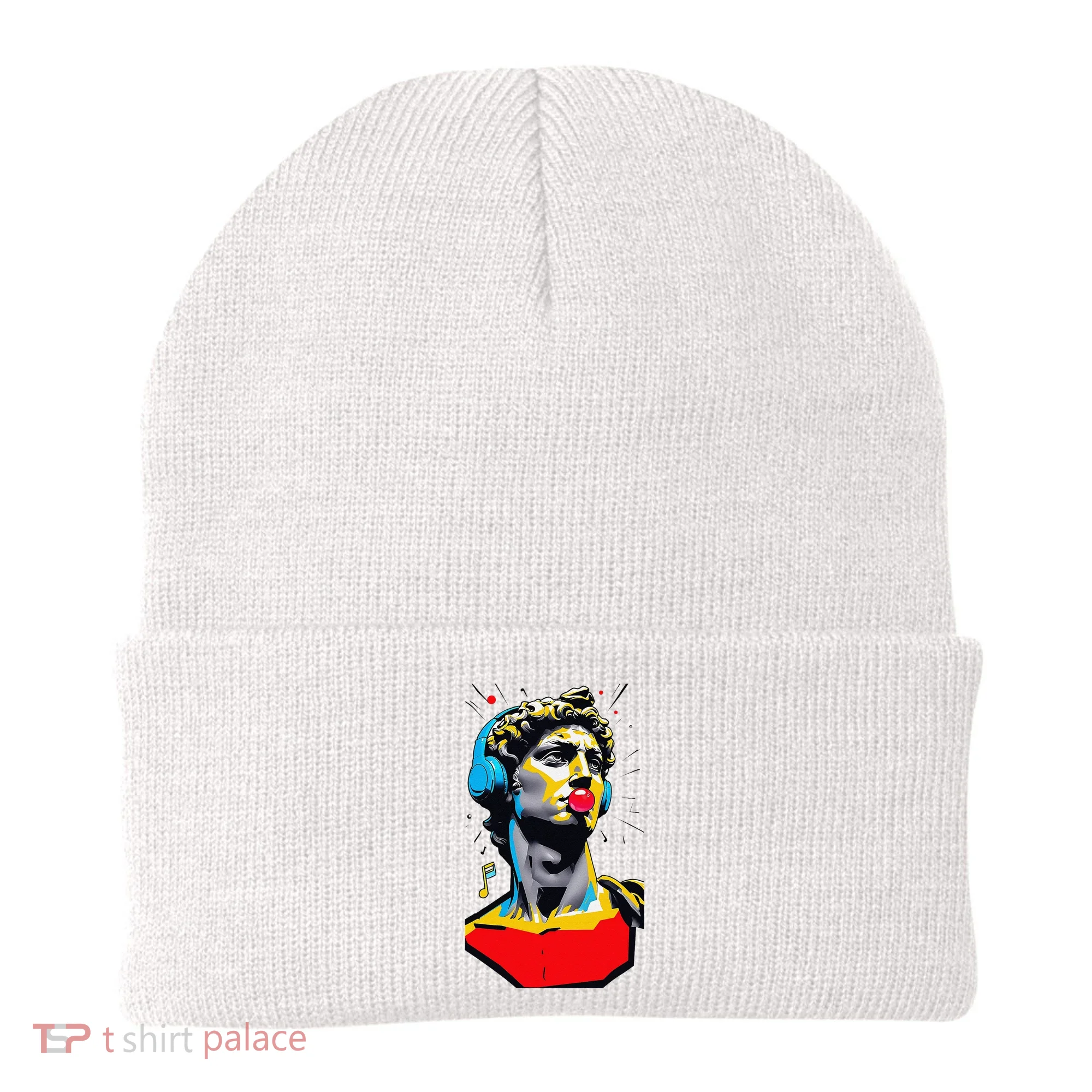 David Statue Michelangelo Motivational Renaissance Art Beanie