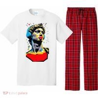 David Statue Michelangelo Motivational Renaissance Art Pajama Set thumb 0