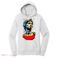 David Statue Michelangelo Motivational Renaissance Art Women's Hoodie thumb 0