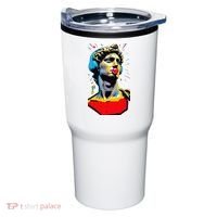 David Statue Michelangelo Motivational Renaissance Art Tumbler thumb 0