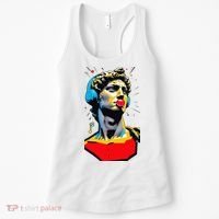 David Statue Michelangelo Motivational Renaissance Art Women's Tank Top thumb 0