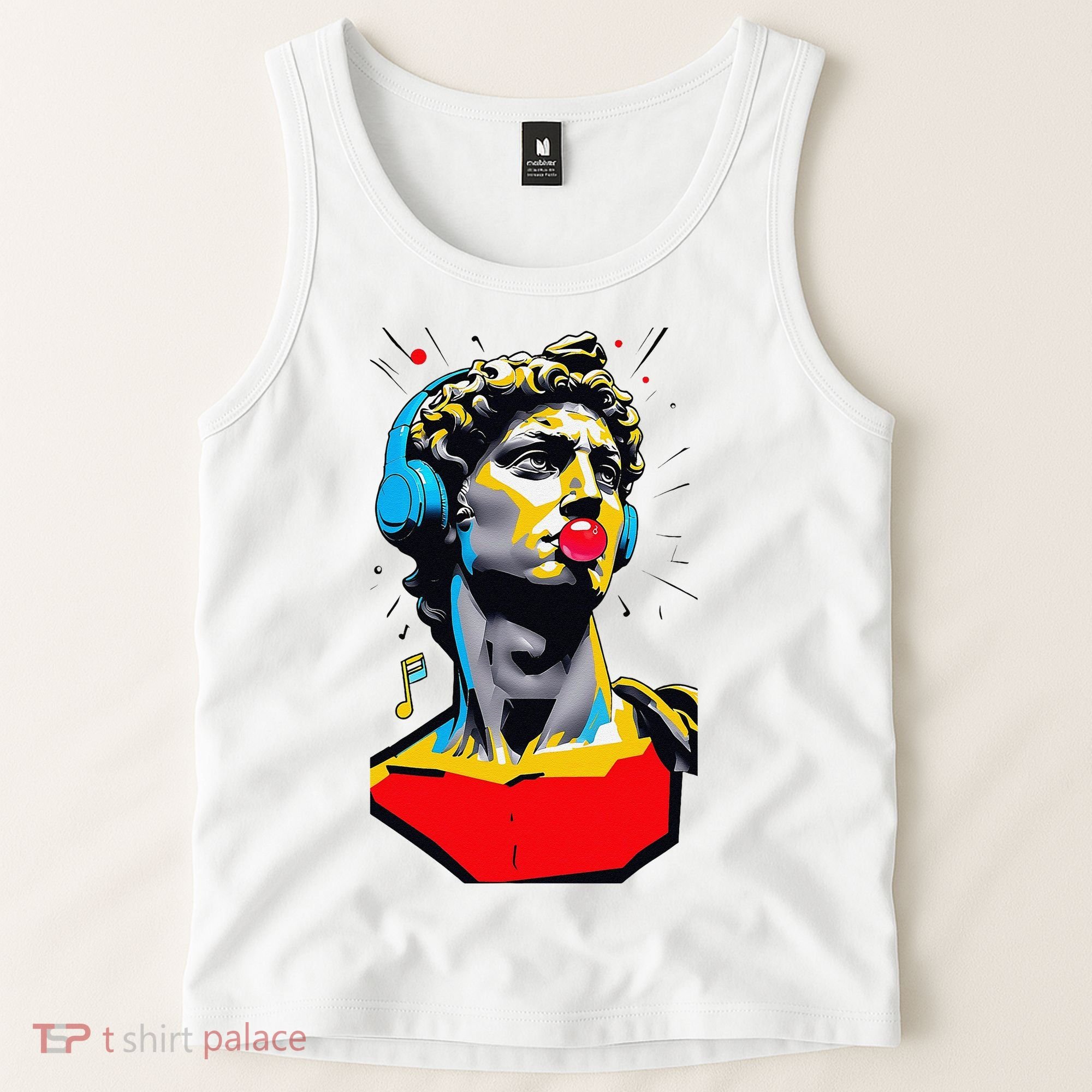 David Statue Michelangelo Motivational Renaissance Art Tank Top