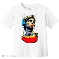 David Statue Michelangelo Motivational Renaissance Art Toddler T-Shirt thumb 0