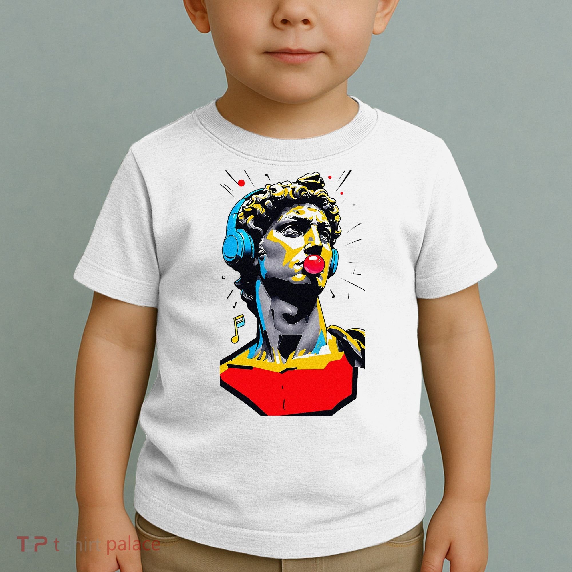 David Statue Michelangelo Motivational Renaissance Art Toddler T-Shirt