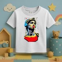 David Statue Michelangelo Motivational Renaissance Art Toddler T-Shirt thumb 3