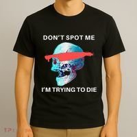 DonT Spot Me IM Trying To Die Gym Skull Pump Cover T-Shirt thumb 3