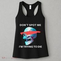 DonT Spot Me IM Trying To Die Gym Skull Pump Cover Women's Tank Top thumb 3
