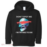 DonT Spot Me IM Trying To Die Gym Skull Pump Cover Toddler Hoodie thumb 0