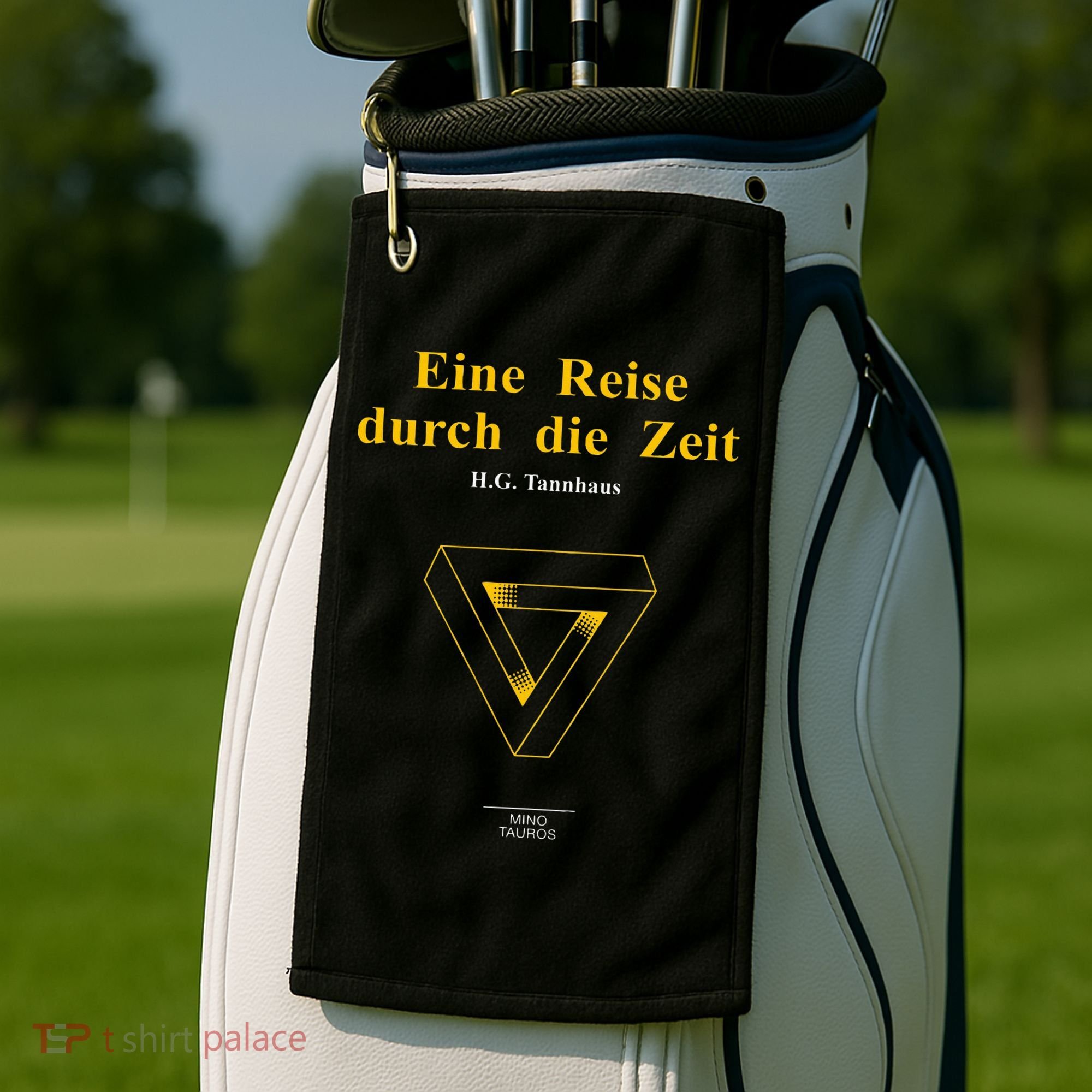 Dark Sic Mundus Creatus Est Eine Reise Durch Die Zeit Golf Towel