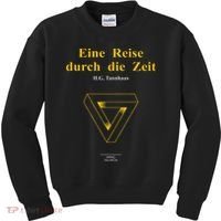 Dark Sic Mundus Creatus Est Eine Reise Durch Die Zeit Kids Sweatshirt thumb 0